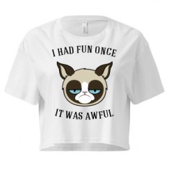 Ladies Festival Cali Crop Top Tee