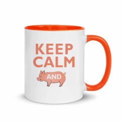 11oz Ceramic Mug with Color Inside