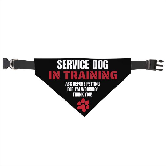 service dog scarf