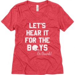 Ladies Relaxed Fit Super Soft Triblend V-Neck Tee