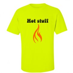 Unisex Ultra Cotton Safety Neon Crewneck Tee