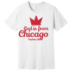 God is from Chgo Tee Red