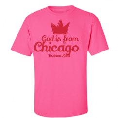 Unisex Ultra Cotton Safety Neon Crewneck Tee