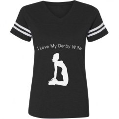 Ladies Relaxed Fit Vintage Sports Tee