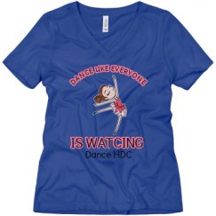 Ladies Relaxed Fit V-Neck Tee