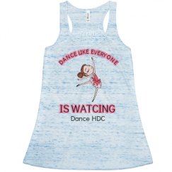 Ladies Flowy Racerback Tank