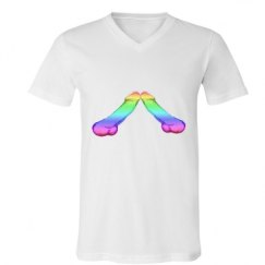 Unisex V-Neck Jersey Tee