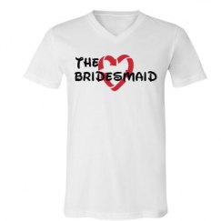 Unisex V-Neck Jersey Tee