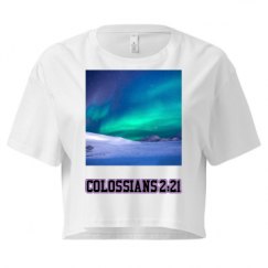 Ladies Festival Cali Crop Top Tee