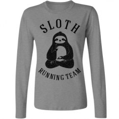 Ladies Relaxed Fit Basic Long Sleeve Tee