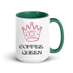 15oz Ceramic Mug with Color Inside