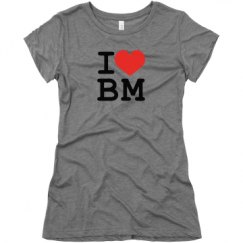 Ladies Slim Fit Super Soft Triblend Tee