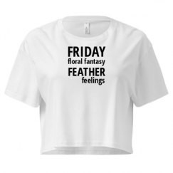 Ladies Festival Cali Crop Top Tee