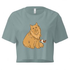 Ladies Festival Cali Crop Top Tee