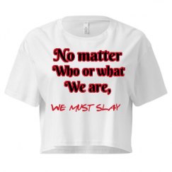 Ladies Festival Cali Crop Top Tee