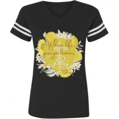 Ladies Relaxed Fit Vintage Sports Tee