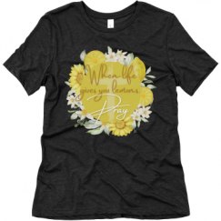 Ladies Relaxed Fit Super Soft Triblend Tee