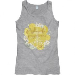 Ladies Semi-Fitted Basic Promo Tank