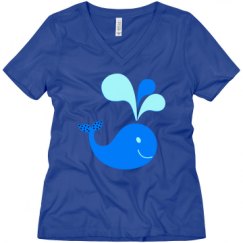 Ladies Relaxed Fit V-Neck Tee