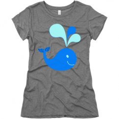 Ladies Slim Fit Super Soft Triblend Tee