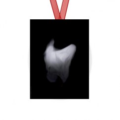 Metal Oval Christmas Ornament