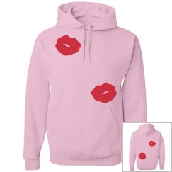 Hoodie / Lips / Pink 