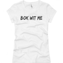 Ladies Slim Fit Basic Promo Jersey Tee