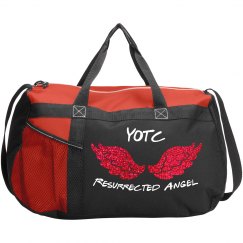 Resurrected Angel Red/Blk duffle. Bag
