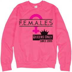 Pink crew neck