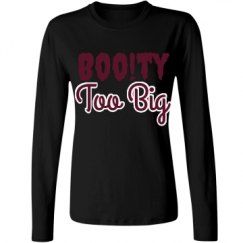 Ladies Relaxed Fit Basic Long Sleeve Tee