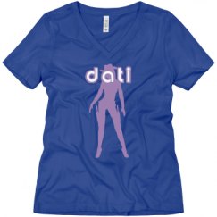 Ladies Relaxed Fit V-Neck Tee