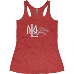 Ladies Slim Fit Super Soft Racerback Triblend Tank