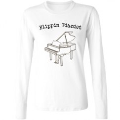 Ladies Relaxed Fit Basic Long Sleeve Tee