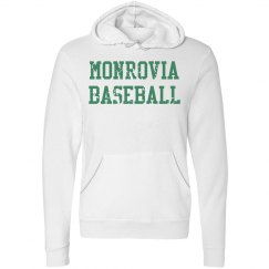 MENS Monrovia Baseball Hoodie White