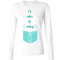 Ladies Relaxed Fit Basic Long Sleeve Tee