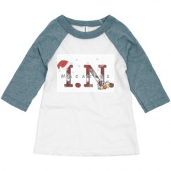 Toddler 3/4 Sleeve Raglan Tee