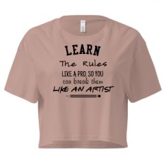 Ladies Festival Cali Crop Top Tee