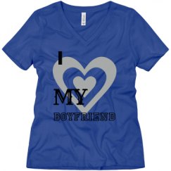 Ladies Relaxed Fit V-Neck Tee