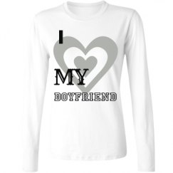 Ladies Relaxed Fit Basic Long Sleeve Tee