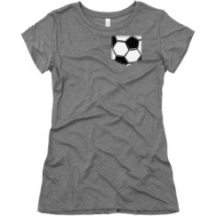 Ladies Slim Fit Super Soft Triblend Tee
