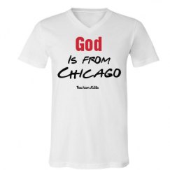 Unisex V-Neck Jersey Tee