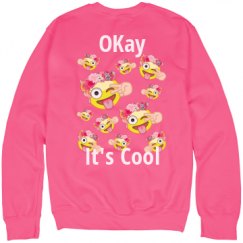 Unisex Neon Crewneck Sweatshirt