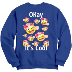 Unisex Film and Foil Crewneck Sweatshirt