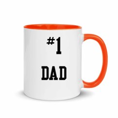 11oz Ceramic Mug with Color Inside