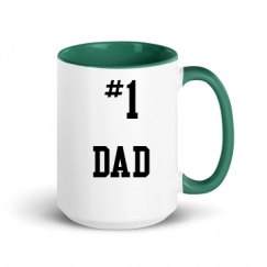 15oz Ceramic Mug with Color Inside