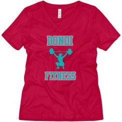 Ladies Relaxed Fit V-Neck Tee