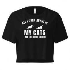 Ladies Festival Cali Crop Top Tee