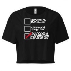 Ladies Festival Cali Crop Top Tee