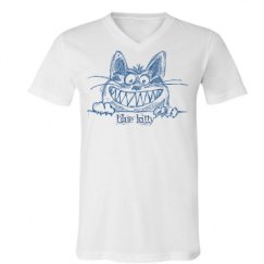 Unisex V-Neck Jersey Tee