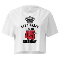 Ladies Festival Cali Crop Top Tee